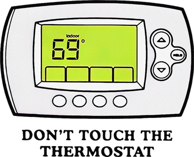 Don’t Touch The Thermostat Funny Pajama Set