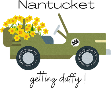 Daffodils Upon Daffodils Nantucket Getting D.Affy Ack Gift Funny Polo