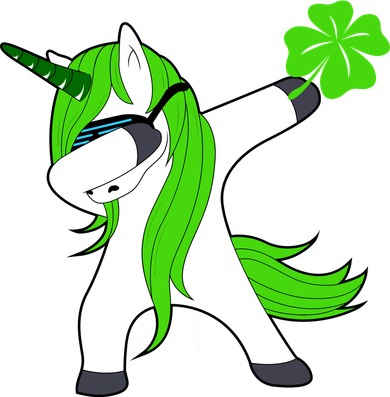 St. Patrick's Day Dabbing Irish Unicorn Women's Tank Top