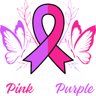 Domestic Violence Breast Cancer Awareness Month Ribbon Long Sleeve Shirt