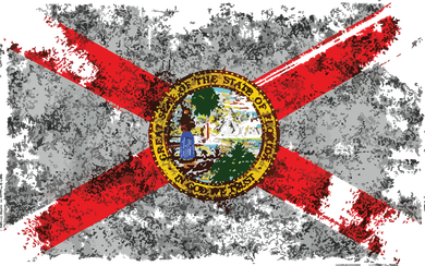 Distressed Vintage Retro Usa Patriotic Fl State Florida Flag Tumbler