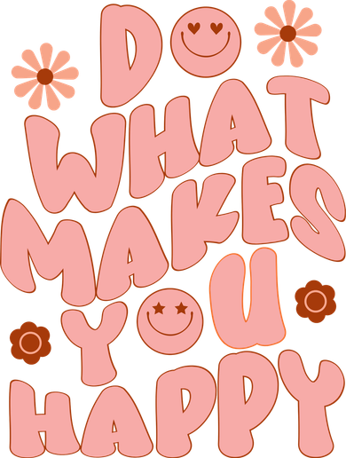 Do What Makes You Happy Hippie Retro Smile Women's Long Sleeve Shirt
