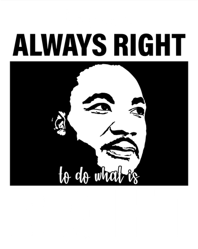 MLK Do What Is Right Martin Luther King Quote Button