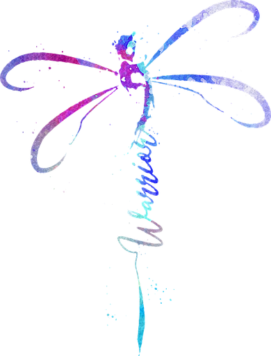 Dragonfly Warrior Semicolon Suicide Prevention Awareness Polo