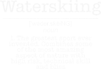 Definition Water Ski Skiing Waterskiing Waves Boat Doddie Hoodie