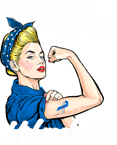 Diabetes Warrior Unbreakable Diabetes Awareness Women's T-Shirt