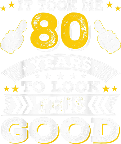 Eighty 1943 80th 80 Years Old birthday Idea For Dad Grandpa Toddler T-Shirt