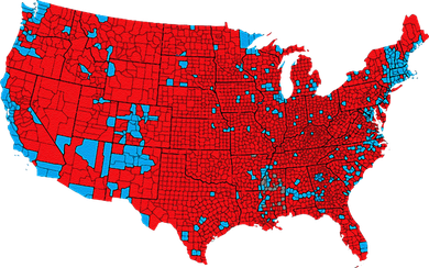 Election 2024 Results Map Trump Wins Counties Backpack