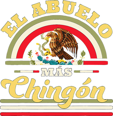 El Abuelo Mas Chingon Funny Mexican Flag Cool Grandpa Regalo Toddler Long Sleeve
