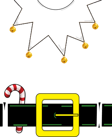 Elf Costume With Candy Cane T-Shirt