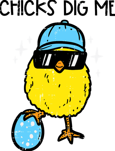 Easter Chicks Dig Me Cute Boy Teens Women's T-Shirt