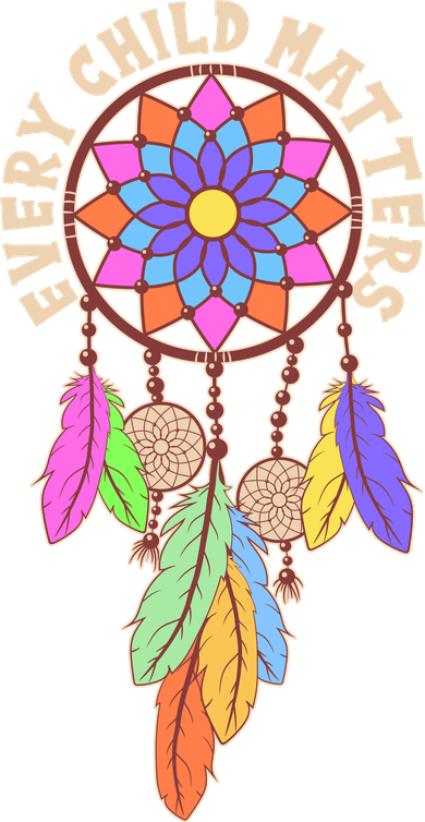 Every Child Matters Colorful Dream Catcher Ceramic Ornament