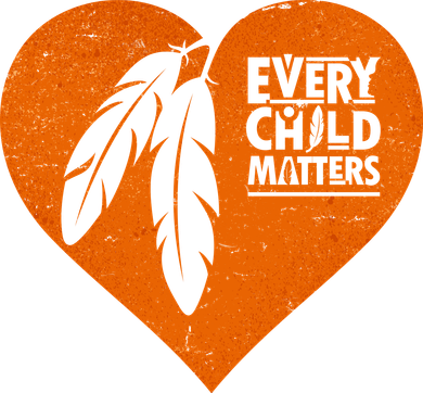 Every Child Matters Native American Feather Heart Women's Long Sleeve Shirt