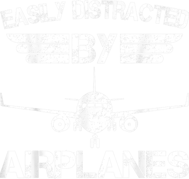 Easily Distracted By Airplanes Aviation Pilot Airplane Lover Beanie
