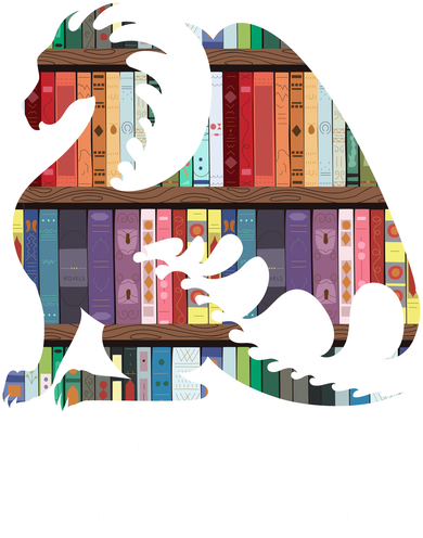 Easily Distracted By Dragons and Books Fantasy Book Lover Tote Bag
