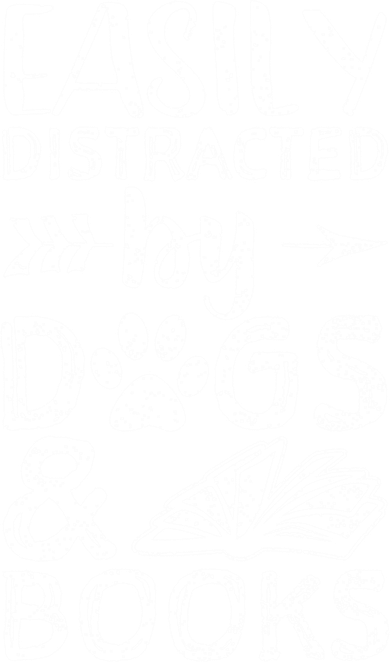 Easily Distracted By Dogs And Books Funny Gift Dog Mom Cool Gift Toddler T-Shirt