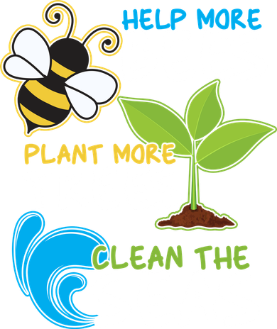 Earth Day Help More Bee Plant More Trees Clean The Seas Women's Long Sleeve Shirt