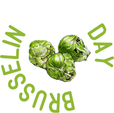 Every Day I'm Brusselin Gift Brussels Sprouts Vegan Pun Meme Gift Women's Tank Top