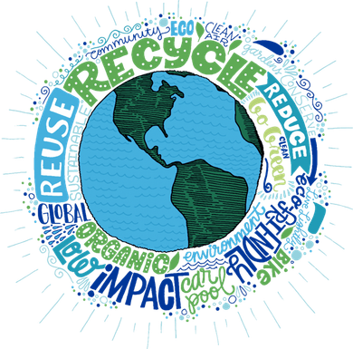 Earth Day Recycle Globe Tank Top
