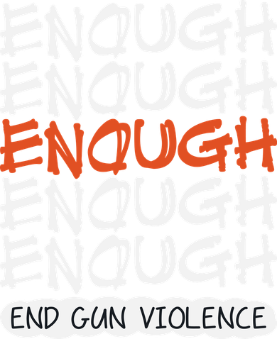 Enough End Gun Violence Orange Shirt Day Backpack
