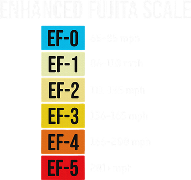 Enhanced Fujita Scale Meteorologist Meteorology Weather Kids Long Sleeve Shirt