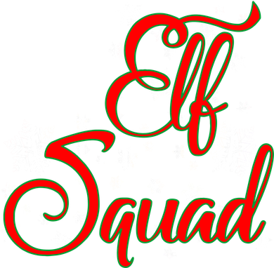 Elf Squad Funny Christmas Elf Toddler Hoodie