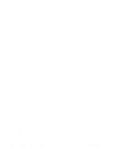 Explore The Great Indoors Funny Video Game Ceramic Ornament