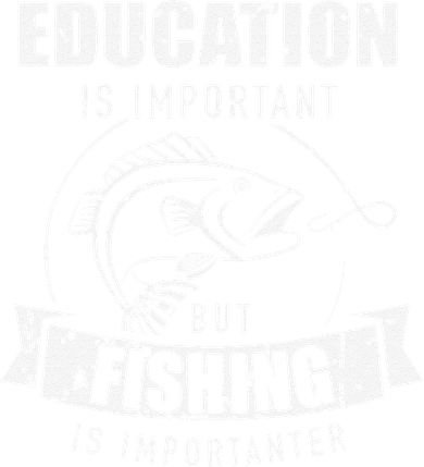 Education Is Important But Fishing Is Importanter Kids Hoodie