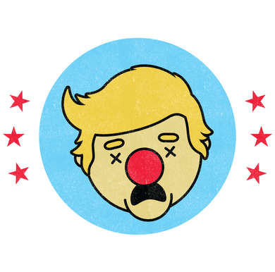 Anti Trump Elect A Clown Expect A Circus Button