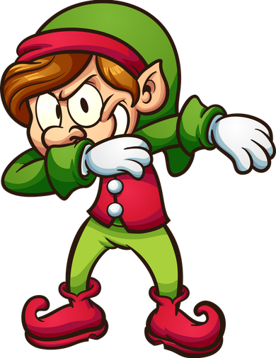Elf Dabbing Backpack