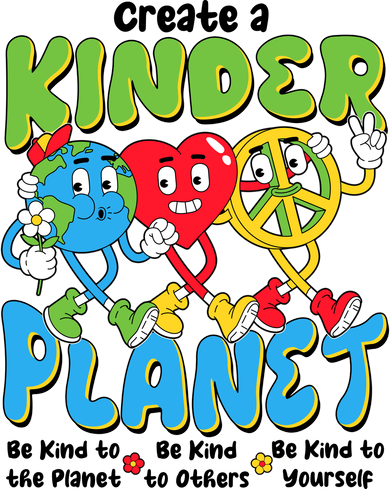 Earth Love Peace Create A Kinder Planet Earth Day Long Sleeve Shirt