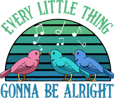 Every Little Thing Is Gonna Be Alright Bird Cute Adorable Kids Sweatshirt