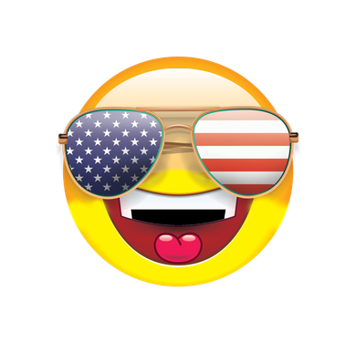 American Hippie Smiley Face Tank Top