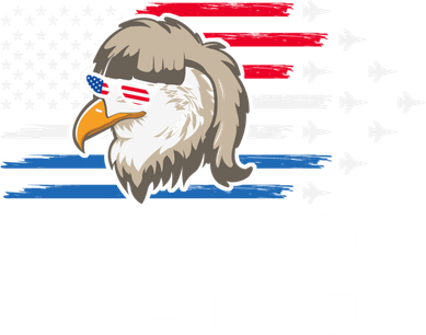 Eagle Mullet 4th Of July Gift USA American Flag Merica Cool Gift Ornament