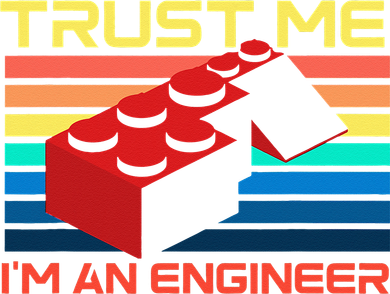 Engineer Master Builder Building Blocks Bricks Bricklayer Women's V-Neck T-Shirt
