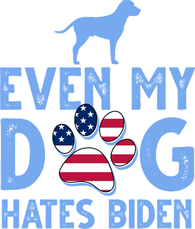 Even My Dog Hates Biden Doggie Tank