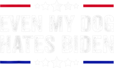 Even My Dog Hates Biden Shirt Funny Anti Biden Kids Hoodie
