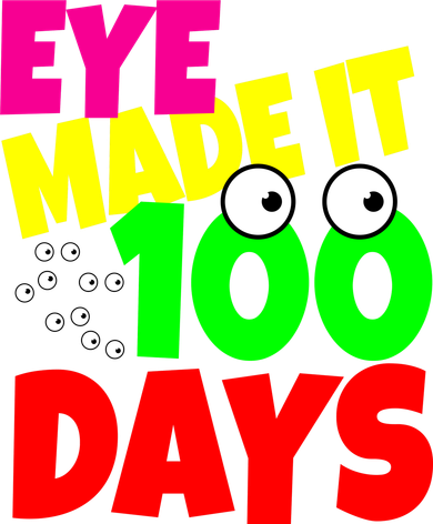 Eye Made It 100 Days Of school Baby Bodysuit