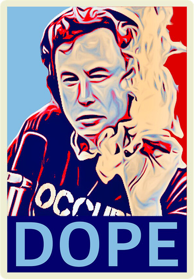Elon Musk Retro Dope Women's Dry Zone Grid Polo