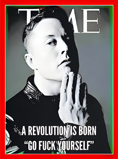Elon Musk The Time A Revolution Is Born Go Fuck Yourself Ornament