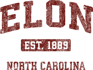 Elon North Carolina Nc Vintage Athletic Sports Design Backpack