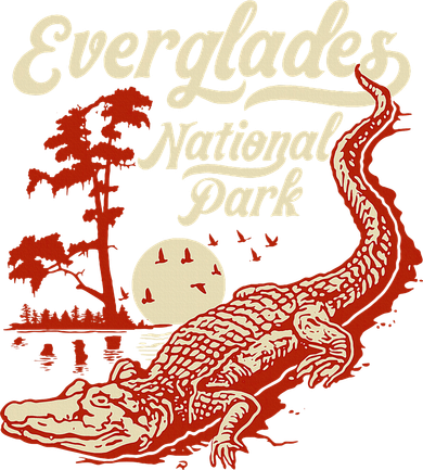 Everglades National Park Vintage Crocodile Alligator Florida Women's Sweatshirt
