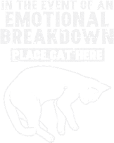 Event Of Emotional Breakdown Place Cat Here Cute Men Women Women's Tank Top