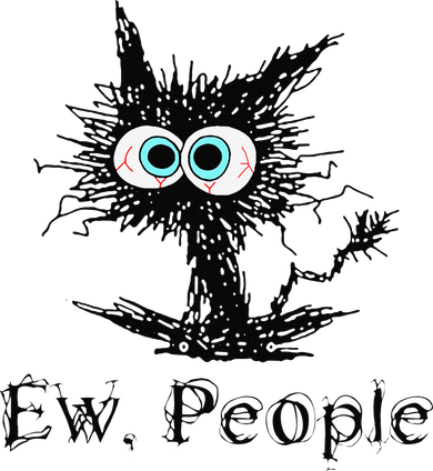 Ew People Funny Cat Tank Top
