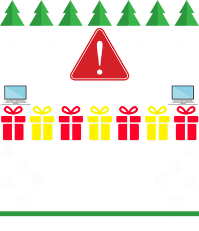 ERROR 404 Christmas Sweater Not Found Coaster