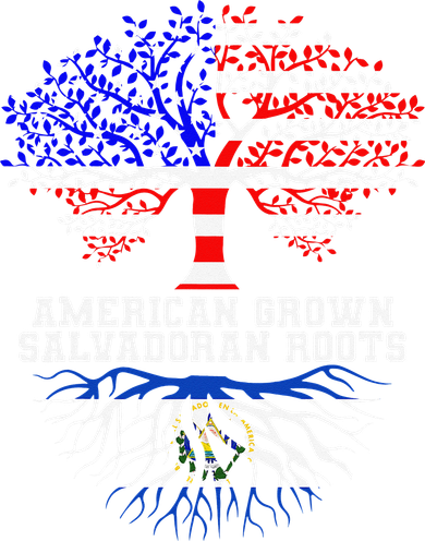 El Salvador American Salvadoran Roots Heritage Patriotic T-Shirt