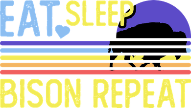 Eat Sleep Bison Repeat Toddler Sweatshirt