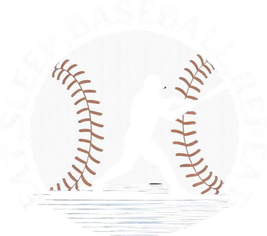 Eat Sleep Baseball Repeat Baseball Player Ornament