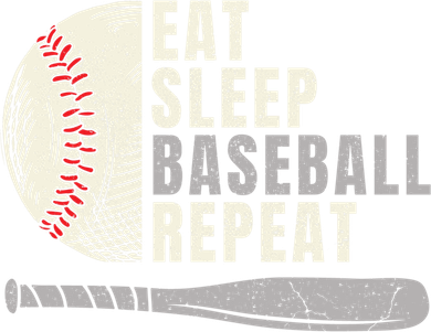 Eat Sleep Baseball Repeat Funny Baseball Player Cool Gift Doggie Tank