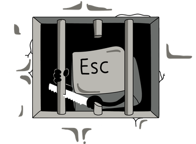 Escape Key Tote Bag